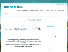 Tablet Screenshot of belle-ile-en-trail.com